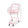 Carrinho de Compras Dupla Camada para Supermercado, Carrinho para Shoppings, Lojas de Conveniência, Ktv, Barracas de Rua, Carrinho de Compras Popular Online de Pegar Bonecos Atacado