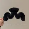 Elegante pinza grande para el pelo para mujer, nuevo pinza de tiburón de felpa 2026, pinza para el pelo de la parte trasera de la cabeza, accesorio para peinar el pelo