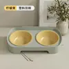 Tigela de Gato Transfronteiriça, Tigela de Comida de Gato Ecológica, Tigela de Arroz para Gato, Tigela Dupla com Boca Inclinada, Tigela para Cachorro, Tigela para Água Potável e Alimentação, Proteção da Vértebra Cervical