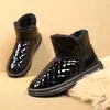 Nuevas Botas de Nieve de Invierno para Niños y Niñas, Tallas Mediana y Grande, Botas Cálidas de Algodón para Niñas, Botas de Nieve de Terciopelo y Engrosadas