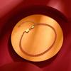 Fornecimento de Pulseira de Fio Vermelho da Sorte Não Desbotável Vermelho Sulista de Ouro 24K para Mulheres, Ajustável, Adequada para o Ano de Nascimento, Pulseira de Inverno para Suéter