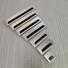 Nova caixa de fio de escova de plástico ABS com furo para passagem de fio, tampa de furo para passagem de fio de mesa, caixa de passagem de fio retangular com furos, multi-tamanho