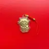 Nuevo Colgante de Oveja Pequeña Flor Rica de Oro Puro Cadena para Teléfono Colgante de Bolso Dibujo Animado Lindo Souvenir Regalo para Novia
