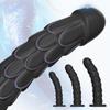 Sugador de escamas de peixe, silicone, tira anal alongada, dispositivo de masturbação feminina, plugue anal adulto, brinquedos sexuais de três peças