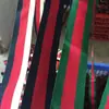 Cinta de red fina bolsa para ropa color mixto poliéster algodón cinta Verde Rojo Verde Azul Rojo Azul Cinta de Navidad
