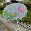 Sombrilla de Borla Estilo Antiguo Hanfu, Sombrilla de Pétalos, Sombrilla de Seda para Danza de Rendimiento, Sombrilla Decorativa para Techo, Sombrilla Artesanal, Sombrilla Clásica de Papel de Aceite