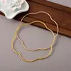 Placket metálico retro transfronterizo 100 mm pasador creativo en forma de ola anillo de contrapresión accesorios chapados a mano diy
