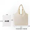 Bolsa de Lona Lisa de Color Sólido para Hombres y Mujeres, Adecuada para Estudiantes para Llevar Libros, con Logo Personalizable, Mochila, Bolso de Mano Promocional