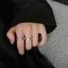 Internet Celebridade ins Estilo frio Retro Roman Numerals Anel Nicho Design para homens e mulheres Anel Anel Anel Cauda Anel