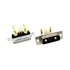 DB7W2 pino de cotovelo macho para placa 90 graus 7 pinos soquete para placa de solda conector de sinal de energia conector D-SUB7W2