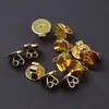 Soldadura Quemado Oreja Di Joyería Pendientes Accesorios Oro Real Galvanoplastia Color Resistente Pendientes Pendientes Antideslizantes Tapones para los Oídos