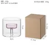 Porta-Velas de Mesa de Jantar de Luxo Acessível Europeu Adereços para Jantar à Luz de Velas Castiçais Românticos Pequenos Ornamentos Escandinavos Castiçal de Vidro Romântico