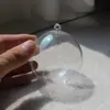 Bola transparente casca de bola de plástico bola acrílica bola oca pingente de bola pingente de bola para pendurar jardim de infância criação ambiental bola de Natal