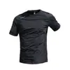 Camiseta Deportiva Transpirable de Manga Corta Fina de Secado Rápido para Hombre, Verano, Holgada, Media Manga, para Correr al Aire Libre