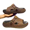 Chanclas para hombre de suela gruesa, resistentes al desgaste, transpirables y antideslizantes, nuevo estilo verano 2026, adecuadas para conducir y uso exterior, sandalias de playa