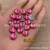 Directo de fábrica acrílico redondo multiángulo fondo plano no poroso accesorios de taladro material de taladro decorativo para carcasa de teléfono móvil