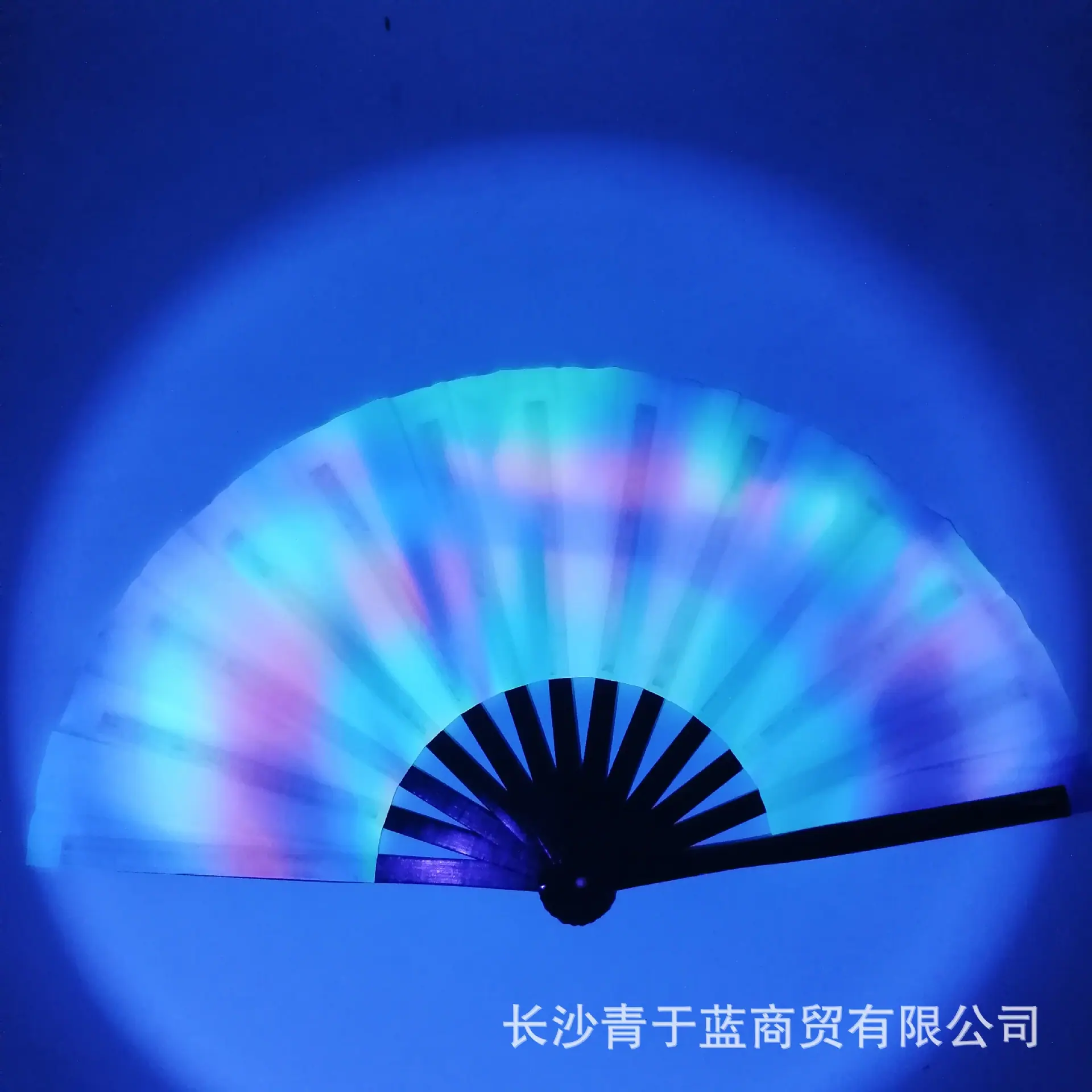 荧光效果 UV印刷扇子
