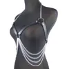 ZIZ productos europeos y americanos para mujer, accesorios de cuero, conjunto de ropa bondage, artículos calados