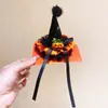 Diadema de Halloween, Diadema Luminosa de Cuernos de Calabaza, Accesorios Divertidos para Fotos, Accesorios para el Cabello, Decoraciones para Vestidos Festivos