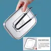 Comercio exterior transfronterizo fiambrera de acero inoxidable 304, recipiente para almacenar alimentos específico para estudiantes, fiambrera, recipiente para el almuerzo