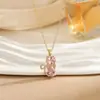 Colar de luxo leve japonês e coreano transfronteiriço, best-seller, estilo fresco e doce, corrente de clavícula de gato com pedras preciosas, moderno e versátil, com toque de alta qualidade