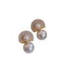 Brincos de moda Pearl High Sense Temperamento coreano feminino Brincos estilo Chanel pequenos 2022 Novos brincos de sentido de design de moda