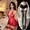 Camisón de encaje puramente sensual con copas para mujer, ropa de dormir sexy de alta gama con diseño calado, prenda de estar cómoda de una sola pieza