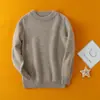 Suéter infantil de otoño e invierno para niños y niñas, cuello semi-alto, suéter de lana engrosado, para niños grandes y pequeños, estilo nuevo, ropa interior, base cálida, ropa infantil