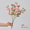 Flores de Camélia Artificiais, Buquês de Flores Artificiais Italo, Decoração para Sala de Estar, Decorações para Corredor de Casamento, Atacado Transfronteiriço