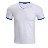Nova camiseta casual masculina atacado camiseta esportiva ao ar livre macacão atacado camiseta polo masculina manga curta logo imprimível
