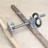 400 Máquina de Corte Montaje de Plantilla Plantilla de Máquina de Corte Placa de Sujeción Tornillo de Avance Tuerca Volante 400 Accesorios para Máquina de Corte