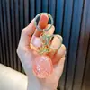 Llavero de Piña Acrílica, Fruta Colorida Galvanizada Pequeño Regalo, Llavero de Coche, Colgante para Bolsa de Mujer Venta al por Mayor