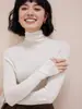 "Rey Base de Vestuario Otoño e Invierno" Suéter de Punto de Hilo Sin Costuras de una Pieza Alemán Top Versátil Interior Otoño e Invierno Mujer