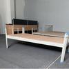 Directo de Fábrica cama individual de hierro perfil de acero cama de hierro dormitorio cama individual de una capa fábrica cama de hierro cama para apartamento de estudiante
