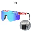 Gafas de Ciclismo Ultraligeras de Alta Transparencia para Cara Grande, Gafas Protectoras Coloridas, Gafas de Sol Antiviento y Protección Solar con Película Real, Gafas de Sol Polarizadas Deportivas