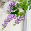 Flores de Glicinia Artificiales, Arreglos de Boda Artificiales, Decoraciones para el Hogar, Artículos Populares de Venta Transfronteriza para Fotografía