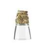 Copo Criativo de Novo Estilo para Bebidas Alcoólicas com Design de Cabeça de Animal, Copo Pequeno, 0,05kg Copos de 50ml, Garrafa de Whisky, Estojo de Couro