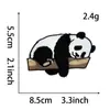 Patches Bordados de Animais Patches de Panda Raposa Águia Patches para Decoração de Roupas DIY Patches Termocolantes Autoadesivos