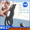 Anillo de bloqueo de zorro volador Ashia anillo vibrador para hombre control remoto inalámbrico dispositivo de ejercicio para hombre juguetes sexuales para adultos al por mayor