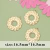 Aço inoxidável 316L geométrico moda vintage com pingente de anel brincos colar joias acessórios semiacabados