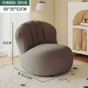Sofá Pequeno Tatami de Varanda Individual Cadeira de Cabeceira de Quarto Sofá Puff Sofá Reclinável para Apartamento Pequeno Sofá Preguiçoso