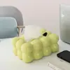 Caja de Pañuelos de Cerámica Creativa Nórdica para Malvaviscos Sala de Estar Mesita de Noche Caja de Almacenamiento de Pañuelos Nueva Caja de Pañuelos con Diseño de Nicho