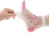 Meias Femininas Outono Finas Meias para Meninas Princesa Malha Desenho Animado Meninas Seda de Gelo Absorventes de Suor Respiráveis Meias de Barco Bebê