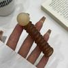 Corda de Cabelo Trança Bolha Simples Retrô para Mulheres 2024 Novo Elástico de Cabelo Cordão de Telefone de Alta Qualidade Corda de Cabelo Rabo de Cavalo Acessório de Cabeça Adulto
