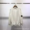 Suéter de Punto con Cuello Redondo Básico de Brújula de Piedra Estilo Americano Transfronterizo para Hombres y Mujeres