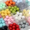 Contas Redondas Acrílicas Coloridas Sólidas 6-16mm Contas Soltas Contas Espaçadoras Acessórios de Cabelo com Contas Artesanais DIY Corrente para Celular Acessórios de Chaveiro