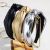 Diadema de Cuero Ancha con Nudo Más Vendida de Amazon, Moderna y Elegante, Única para Salir, Diadema Alta para Mujer