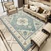 Alfombra Nórdica Bohemia para Sala de Estar, Dormitorio, Mesa de Café, Mesita de Noche, Lavable, Cobertura Total, Al Por Mayor, Área Grande, Terciopelo de Cristal