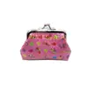 2025 Nova Mini Bolsa de Moedas com Fivela de Verão Bolsa Clip Laser Pu Abelhinha Fofa Moeda