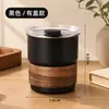 Taza de acero inoxidable 304 con tapa, con forma de escalera, taza portátil para camping, taza de café para oficina, disponible para dropshipping